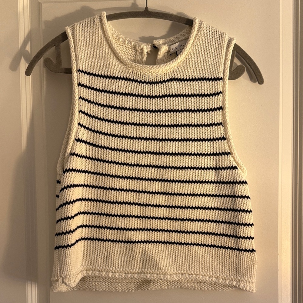 Striped Knit Tank Top